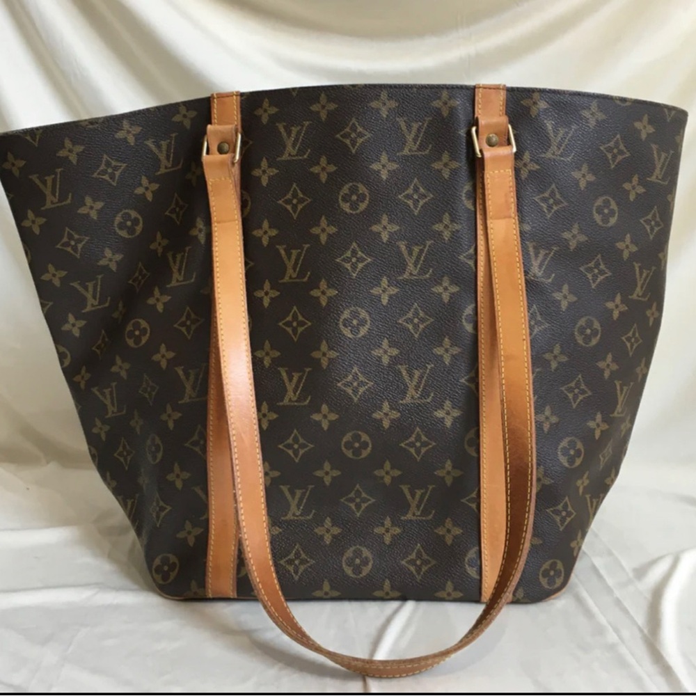 1996 Louis Vuitton Monogram Sac Shopping Tote vintage